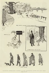 Ungebrochene Begeisterung, Baden in der Serpentine während des letzten Frosts